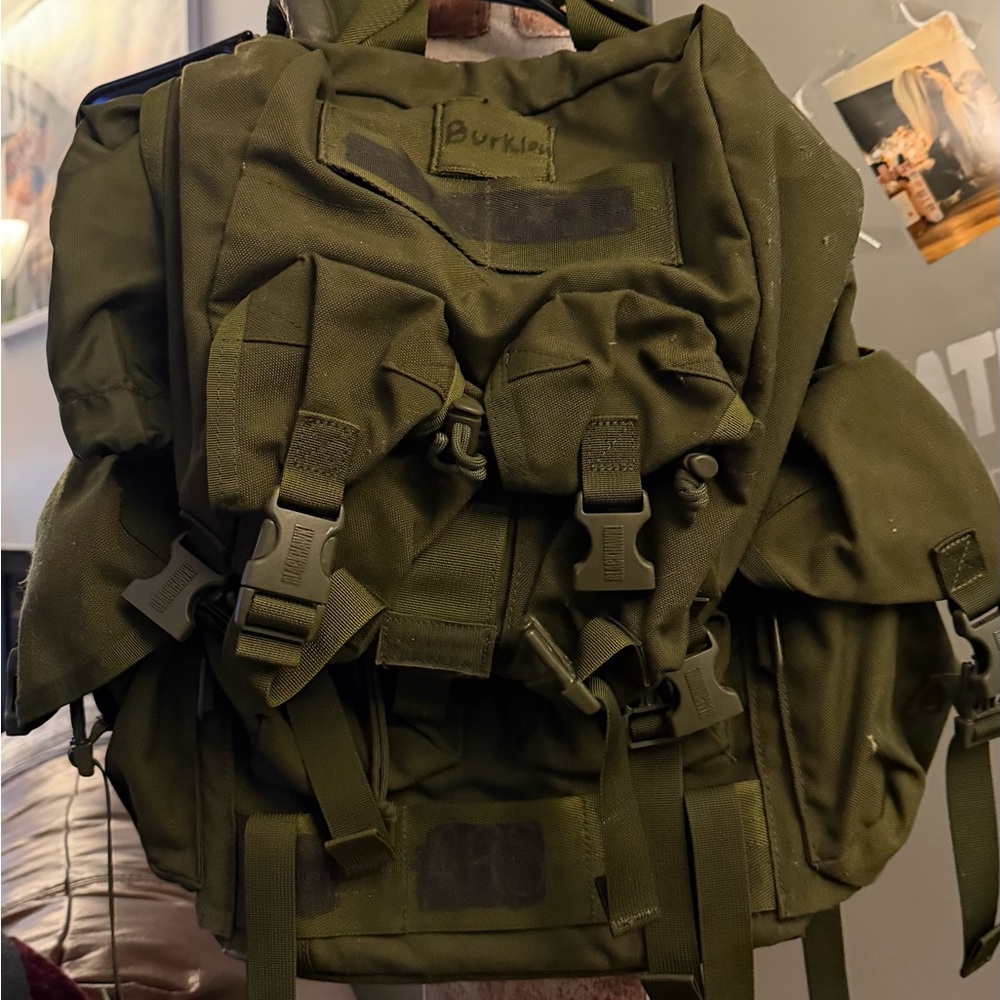 Burklyn Green Backpack for Men
